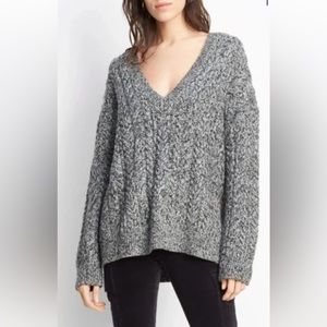 Vince Cableknit V-neck Sweater